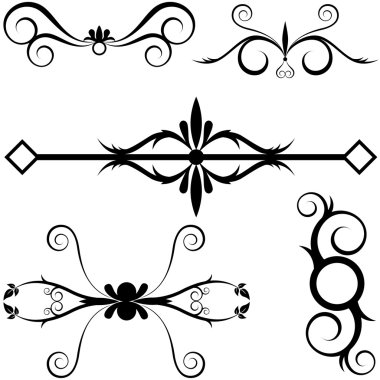 çeşitli tasarım öğeleri