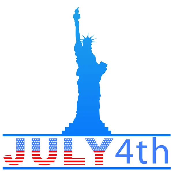 4 de Julho Independência — Vetor de Stock