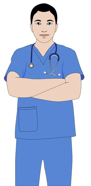 Surgeon Doctor — Stock Vector