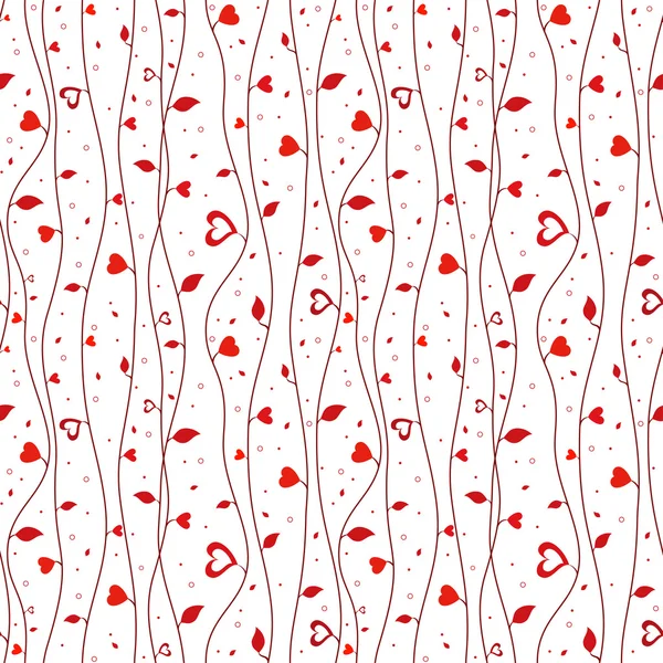 Motif sans couture Saint-Valentin — Image vectorielle