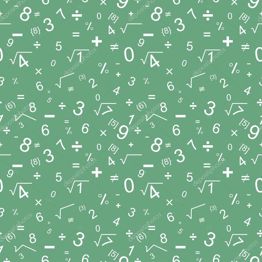 Math Is The Best Seamless Vector Pattern Design