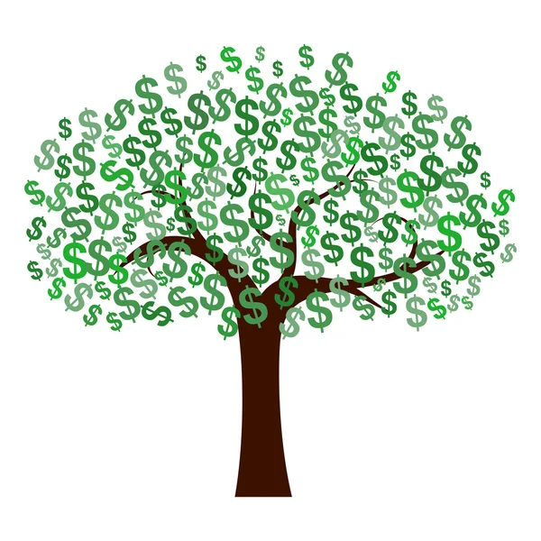 Доларів дерево — стоковий вектор