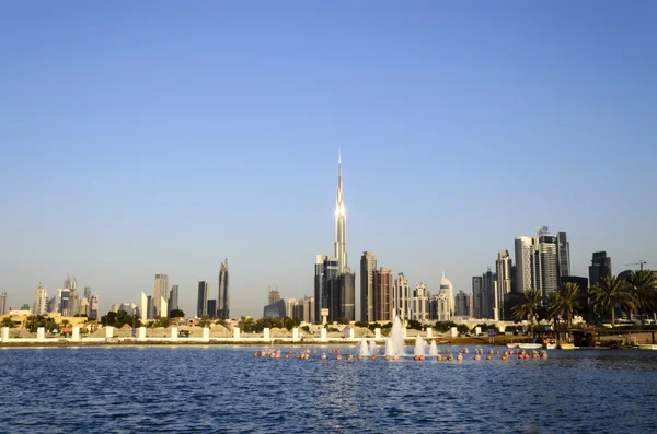 Downtown Dubai Spojené arabské emiráty — Stock fotografie