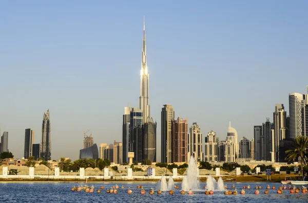 Downtown Dubai Spojené arabské emiráty — Stock fotografie