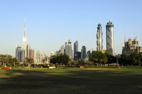 市中心的迪拜阿联酋 — 图库照片
