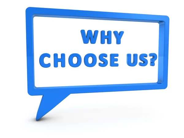 Why choose us — Stock Photo, Image