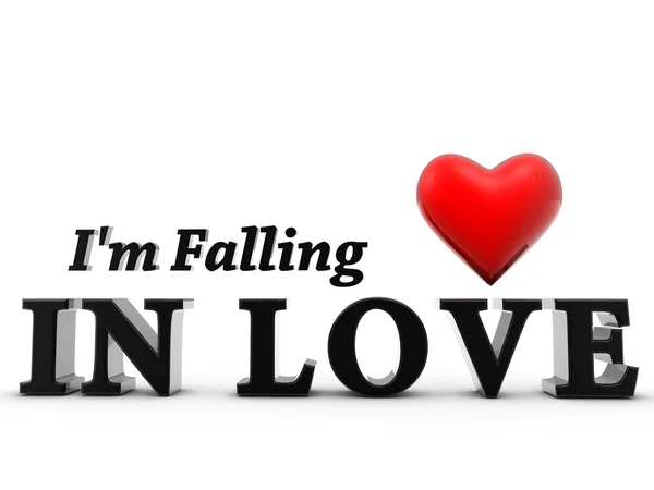 Im falling in love — Stock Photo, Image