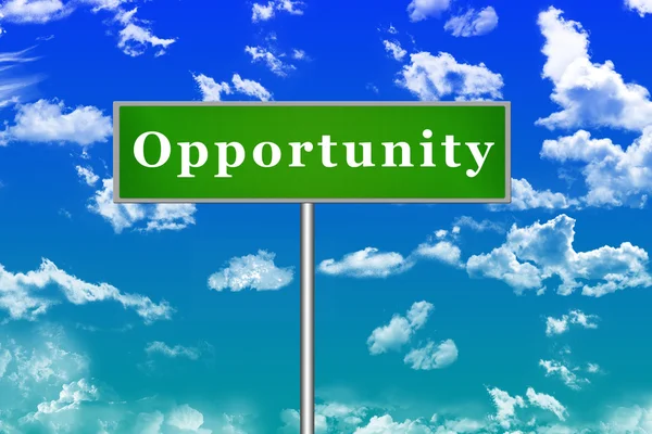 Opportunity Sign Board — Stock Photo, Image