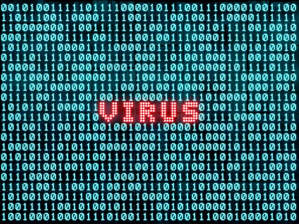 Código del virus —  Fotos de Stock