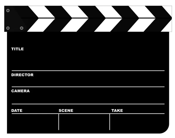 Tablero de aplausos de película — Archivo Imágenes Vectoriales