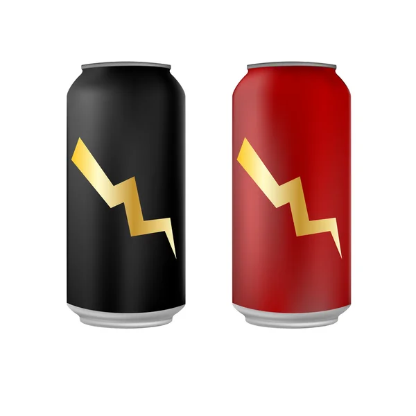Energy-Drink-Dosen — Stockvektor