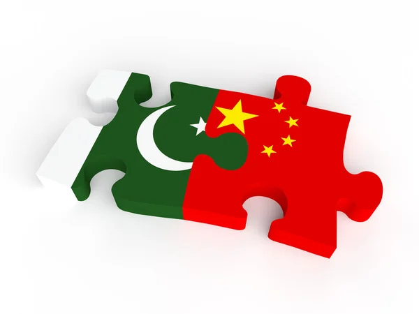 Pakistan en China vriendschap — Stockfoto