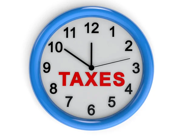 Tax time — Stock Photo, Image