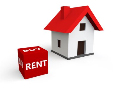 ev satın almak ya da kira 3D render