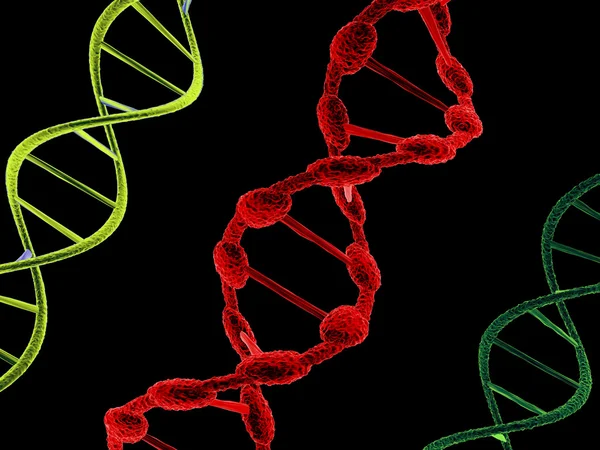 Struktury DNA — Stock fotografie