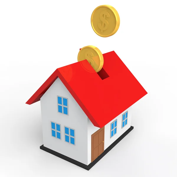 3d house savings concept — Stock Photo, Image