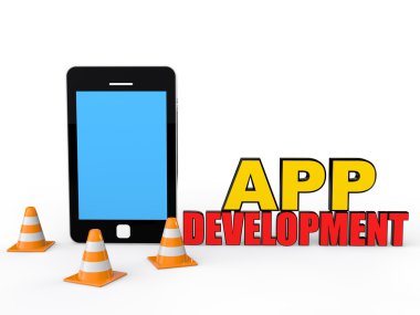 3D hareket eden app geliştirme kavramı