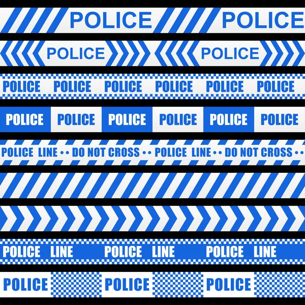 Mavi polis şerit kümesi