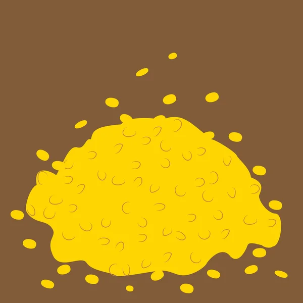 Heap of gold coins — Stockový vektor