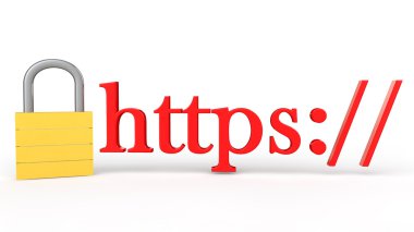 3D güvenli web iletişim kavramı