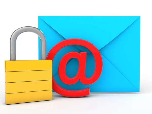3d email protection concept — Stock Photo, Image