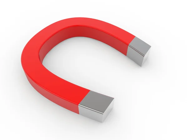 3d horseshoe magnet — Stock Photo, Image