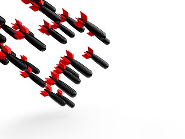 3d Bombalar düşüyor