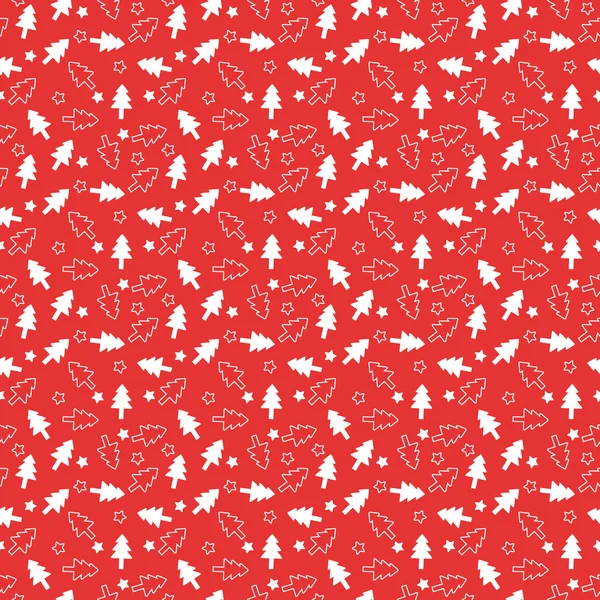 Stock vector Red and white Christmas pattern