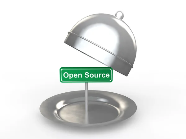 3D koncept open source — Stock fotografie