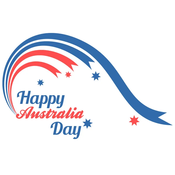 Happy Australia day design — Stock Vector