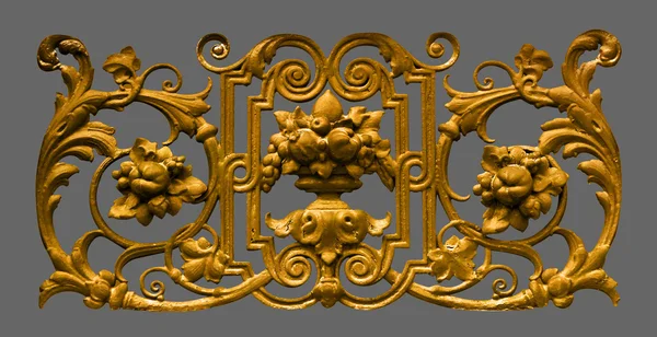 Ornamento estuque vintage floral, estilo vitoriano — Fotografia de Stock