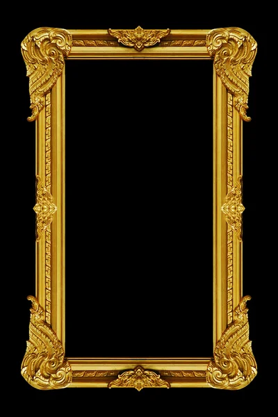 Элементы орнамента, рама из винтажного золота — стоковое фото