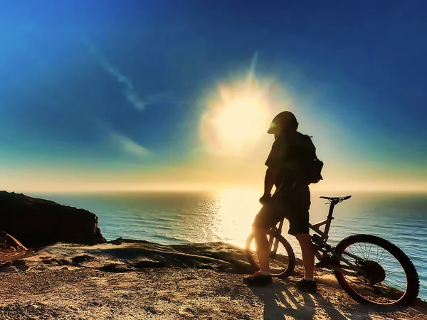 Radtraining Abend Der Atlantikküste — Stockfoto