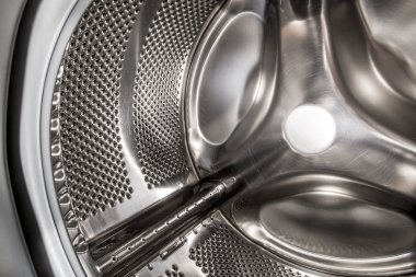 boş çamaşır makinesi yakın çekim