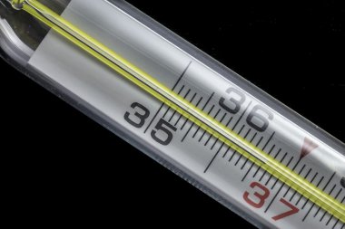 Makro mercurial termometre