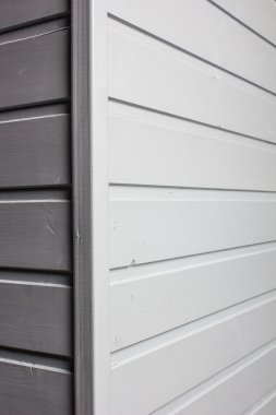 duvar açısı bir yan hatta ahşap ile dekore edilmiş