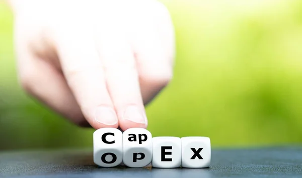 İş harcamalarının iki kategorisi olan CapEx (sermaye harcamaları) ve OpEx (işletme harcamaları) ifadeleri için zar.