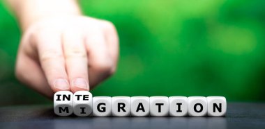 El zarları döndürür ve göç kelimesini 