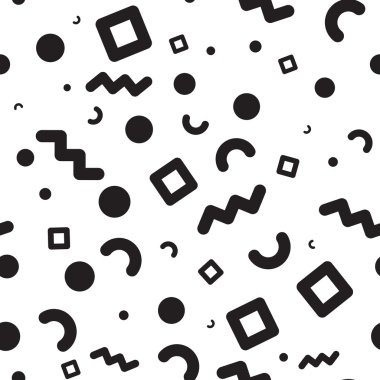 Dikişsiz desen geometrik şekiller