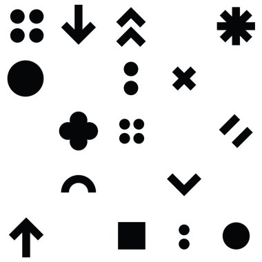 Dikişsiz desen geometrik şekiller