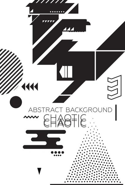 Contexte abstrait chaotique — Image vectorielle