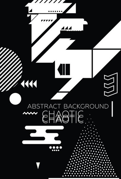 Хаотический абстрактный фон
