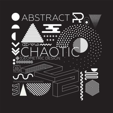 Soyut geometrik kompozisyon