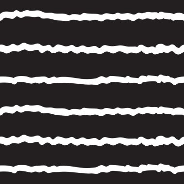 El ile Seamless Modeli yatay çizgiler çizilmiş. Vektör illust