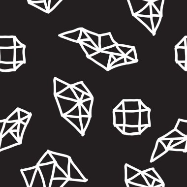 Vektör kesintisiz geometrik doodle desen