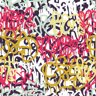 Graffiti arka plan seamless modeli