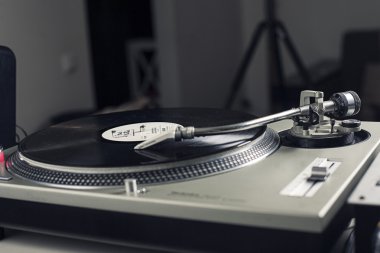 Dj mikser yakın çekim