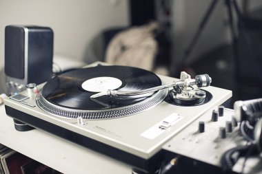 Dj mikser yakın çekim