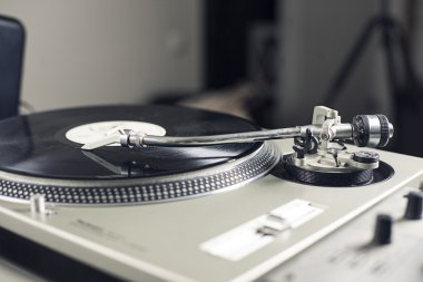 Dj mikser yakın çekim