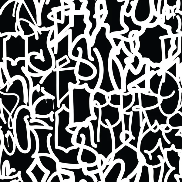 Graffiti background seamless pattern — Stock Vector